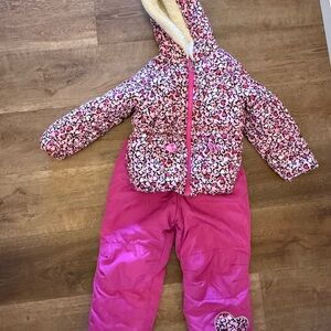 Girls snow suit